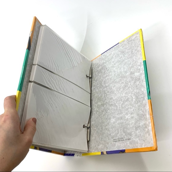 Vintage Looney Tunes Gang 1997 Taz Bugs Bunny 4x6 Pocket Memo Binder Photo Album - Picture 7 of 12